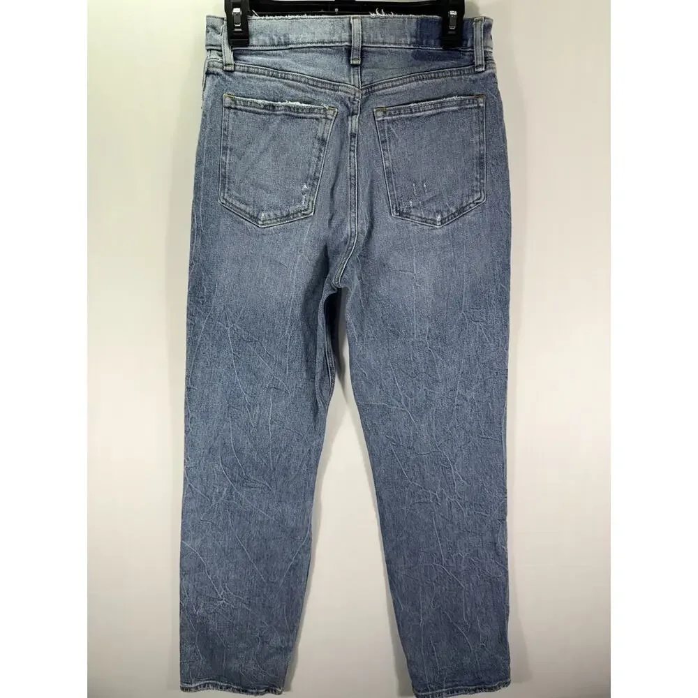 Abercrombie & Fitch- The Ankle Straight Ultra High Rise Women’s Jeans Size 29R - Picture 6 of 6